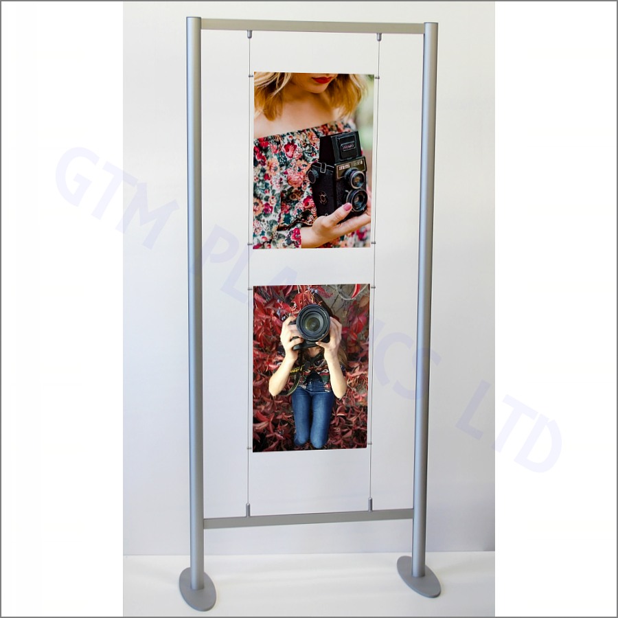 Poster Stand 1x2 - A2PT-SW