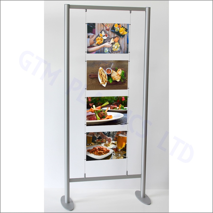 Poster Stand 1x4 - A3LS-SW